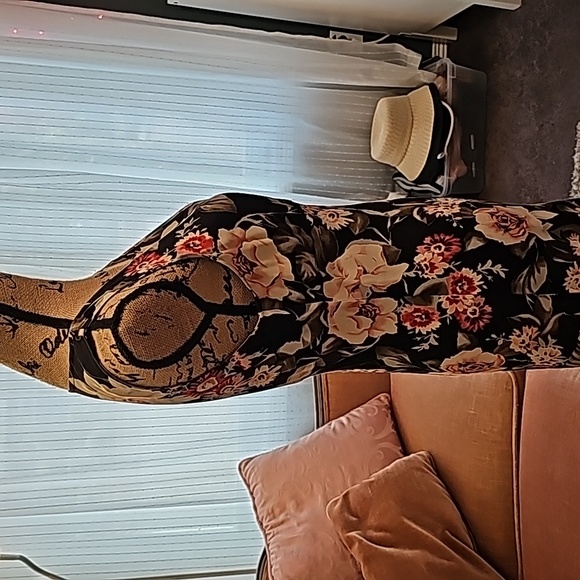 Vintage All That Jazz Floral Dress - Picture 5 of 11